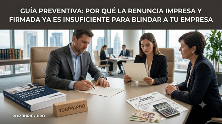 renuncia voluntaria validez legal